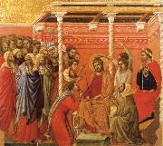 Duccio di Buoninsegna Christ Crowned with Thorns oil